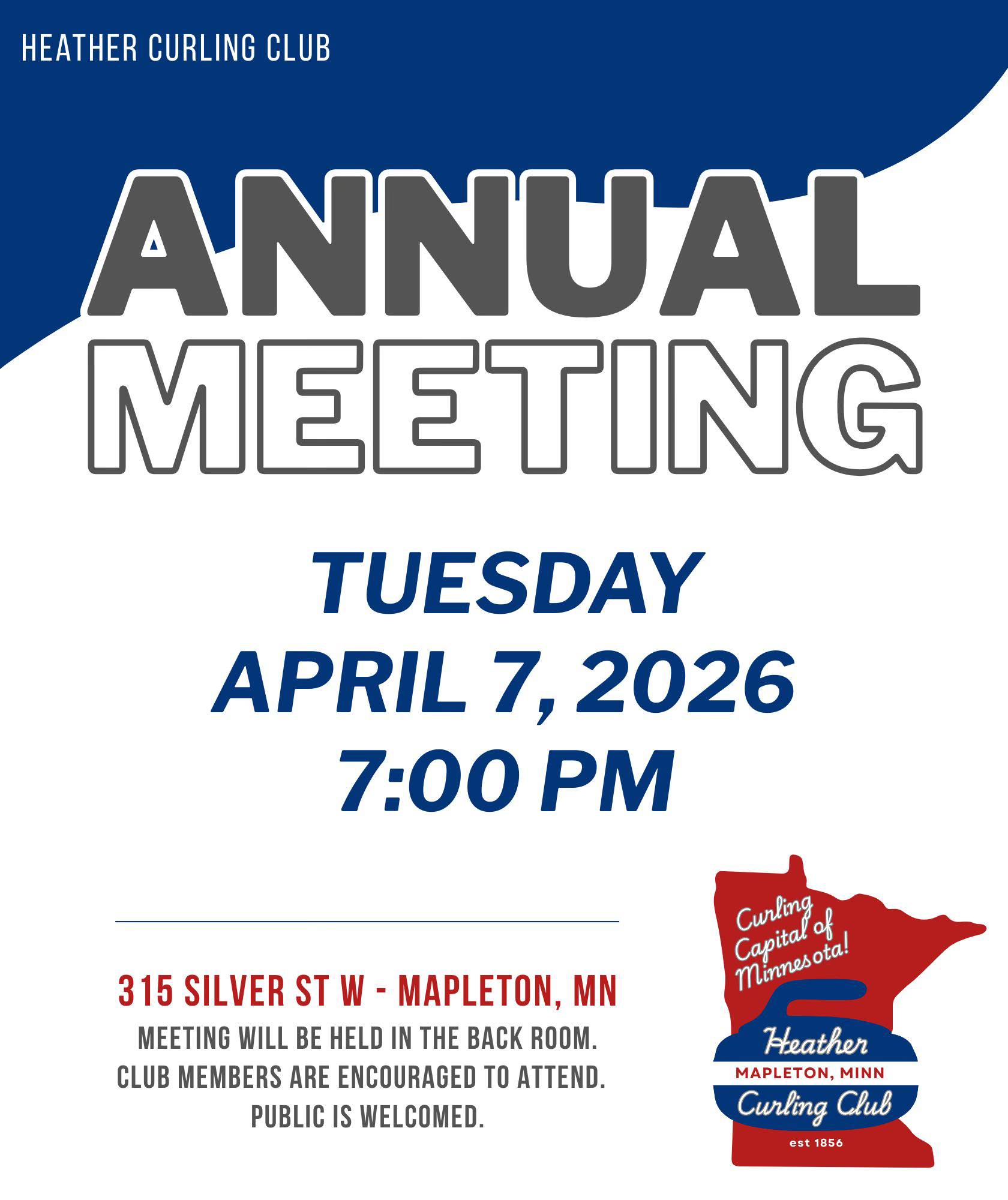 Annual Meeting Flyer